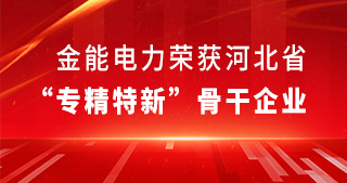 金能電力榮獲河北省“專精特新”骨干企業